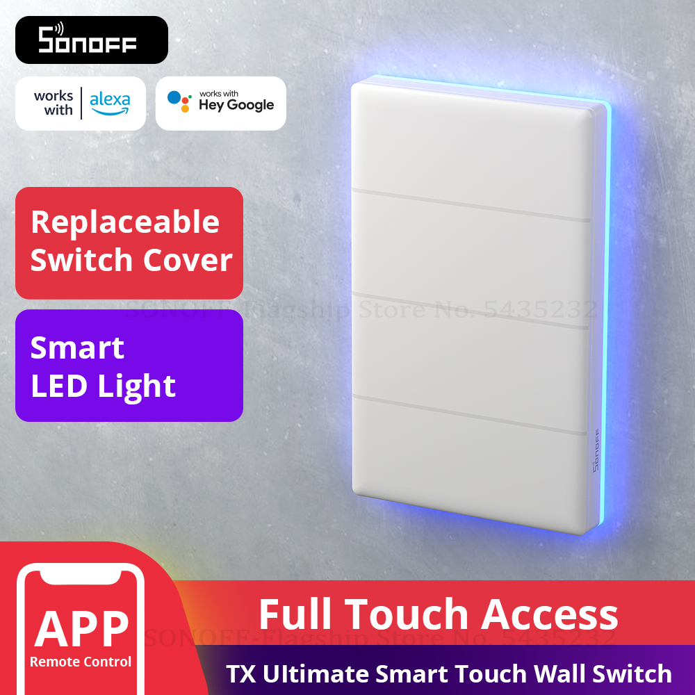 Sonoff Mini R4 - SONOFF T5 Wifi akıllı işık anahtarı