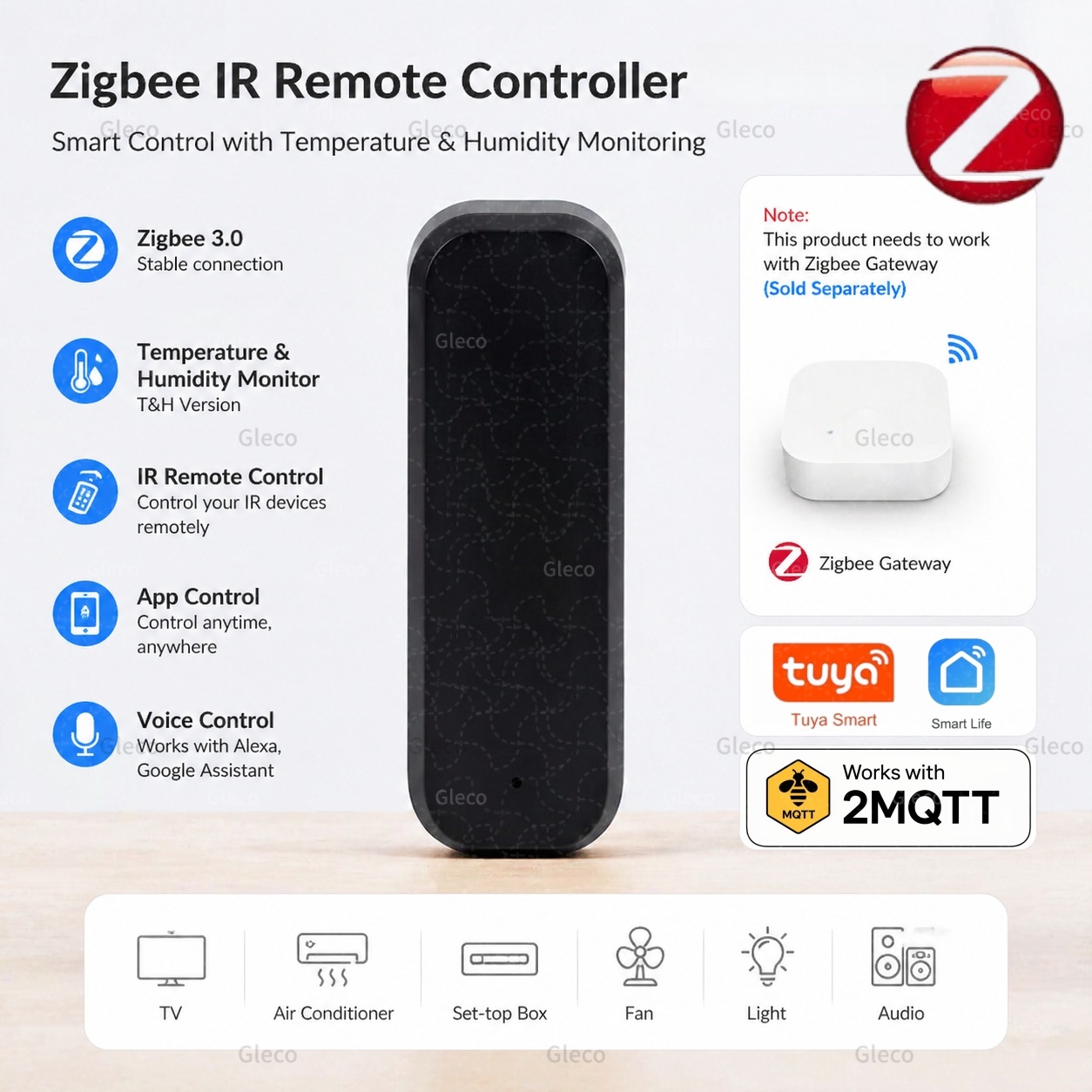 Zigbee Akıllı IR Uzaktan Kuman - Home Assistant Tuya incelemesi ve fiyatı