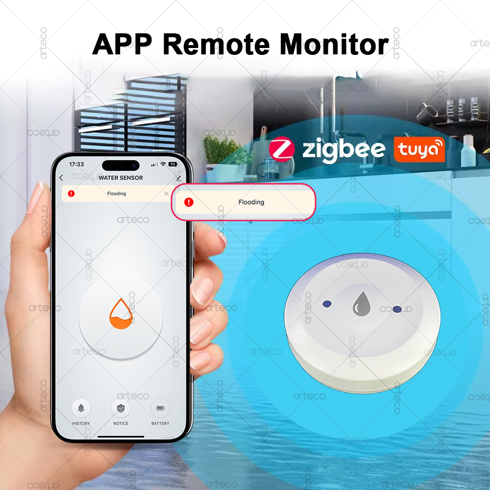 Tuya Akıllı Zigbee Su Sensörü  - Home Assistant Tuya incelemesi ve fiyatı