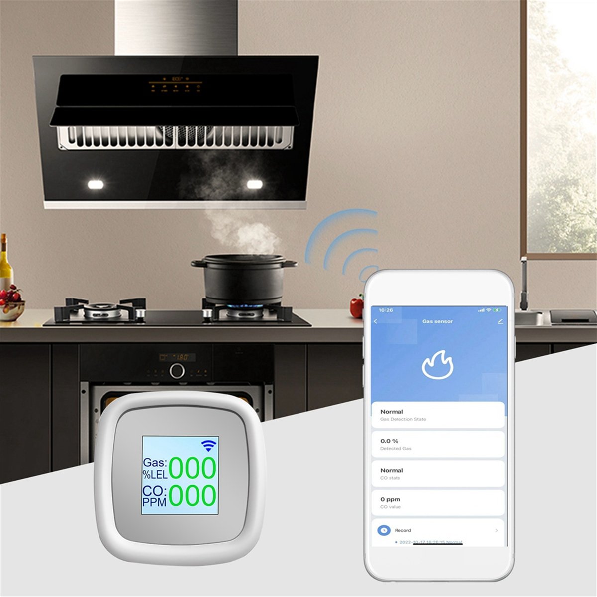 [Y39A]Tuya WIFI Yanıcı Gaz Ded - Tuya Smart incelemesi ve fiyatı